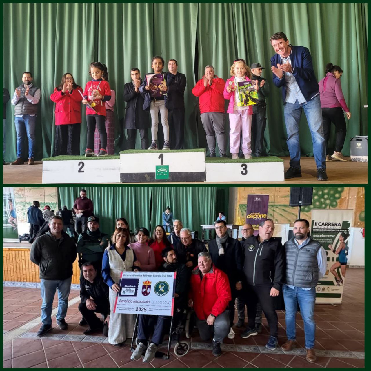 Éxito rotundo II Carrera Solidaria organizada por RAGCE y Ayuntamiento de Umbrete